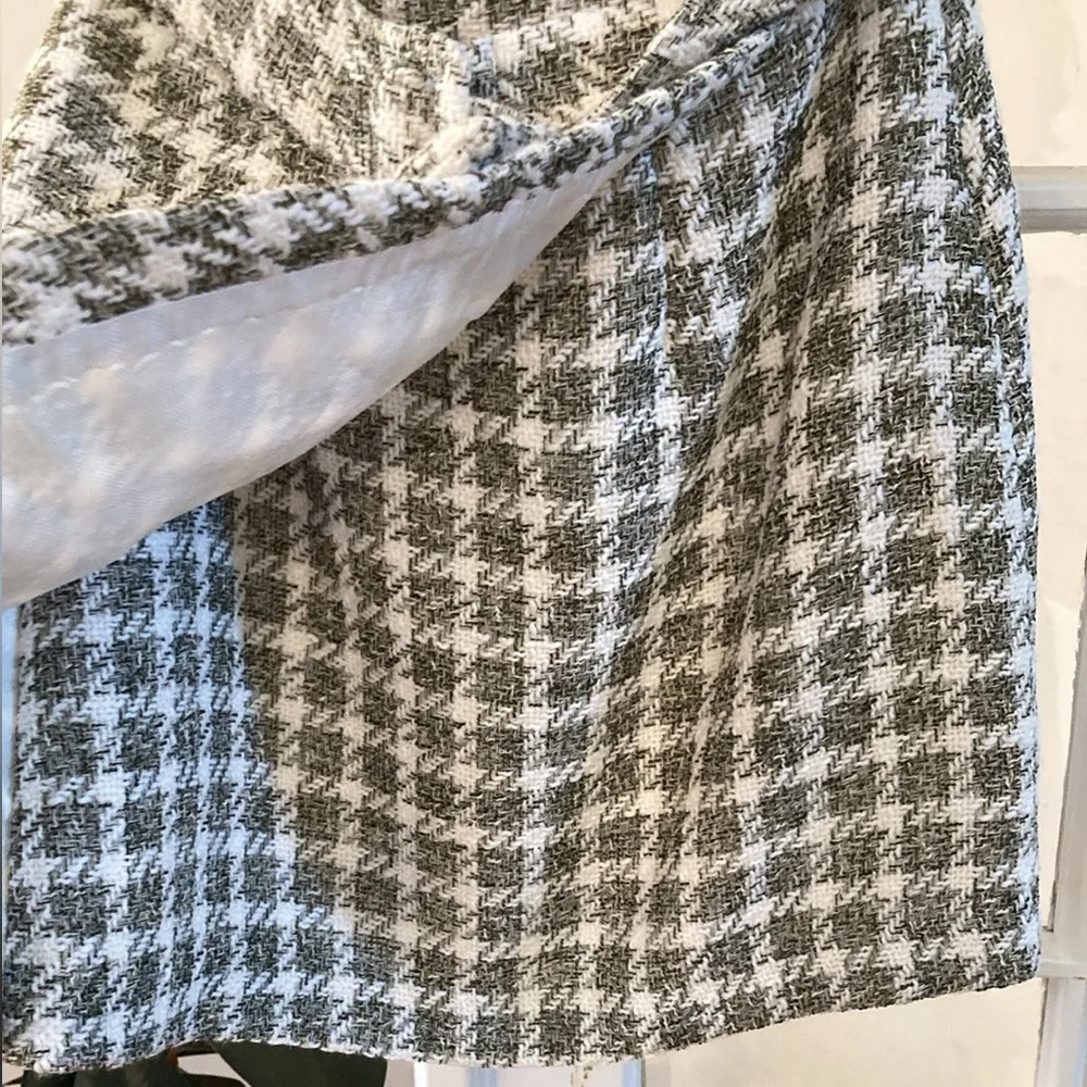 Zara Tweed Cut-Out Belted Mini Dress 1 piece - Picture 15 of 16